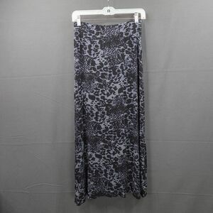 Kensie Womens Maxi Skirt Small Gray Goth Grunge Indie Statement Edgy Witchy Y2K